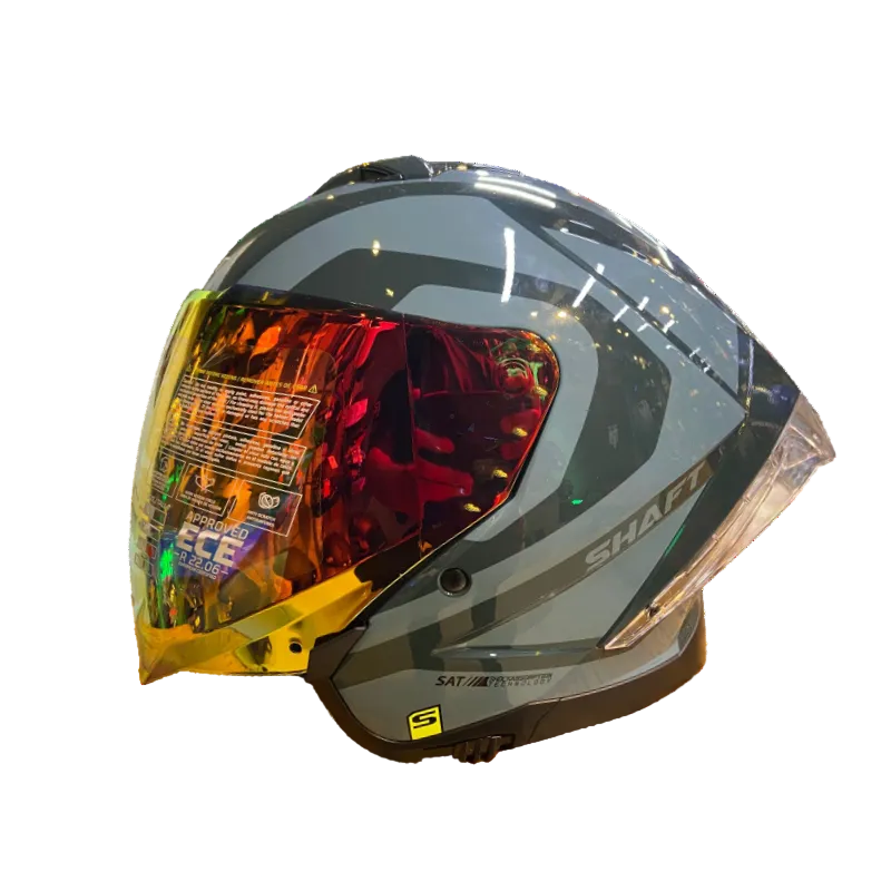 CASCO ABIERTO SHAFT 246 SP NORTH AZUL OSCURO AZUL VISOR COLOR