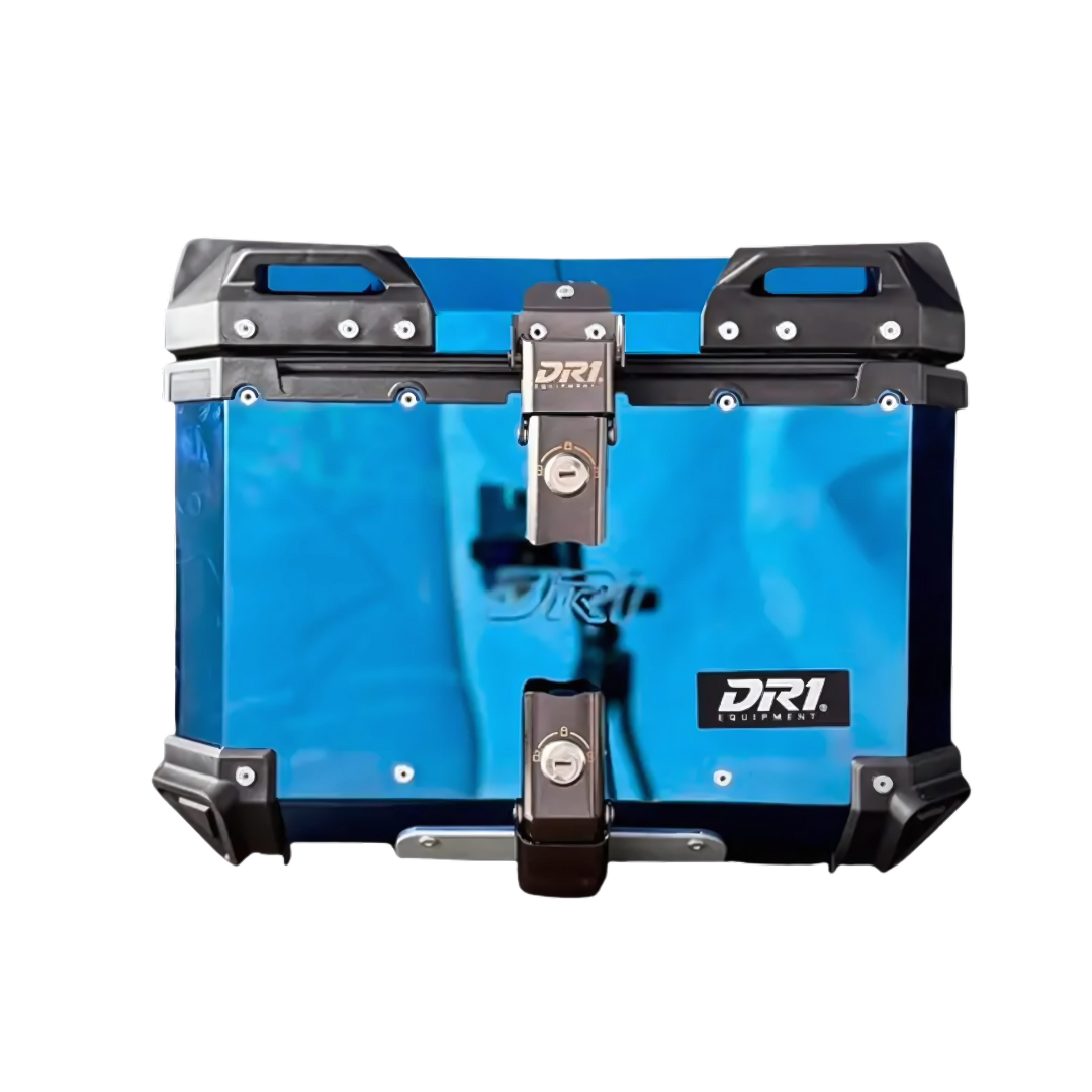 MALETERO CUADRADO DR1 ALU PRO ACERO 45 LT AZUL