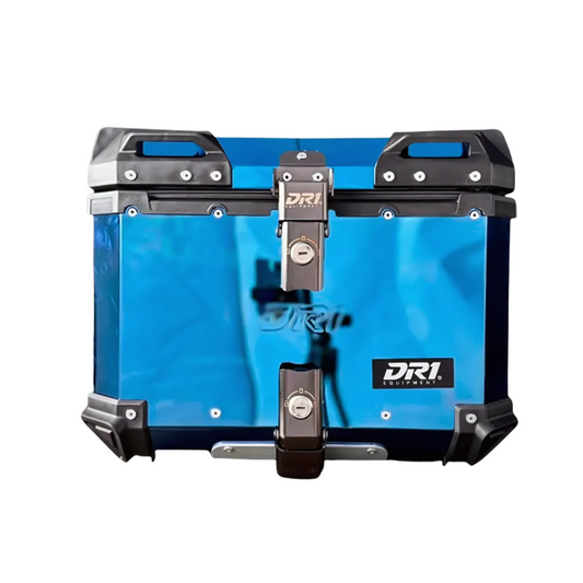 MALETERO CUADRADO DR1 ALU PRO ACERO 45 LT AZUL