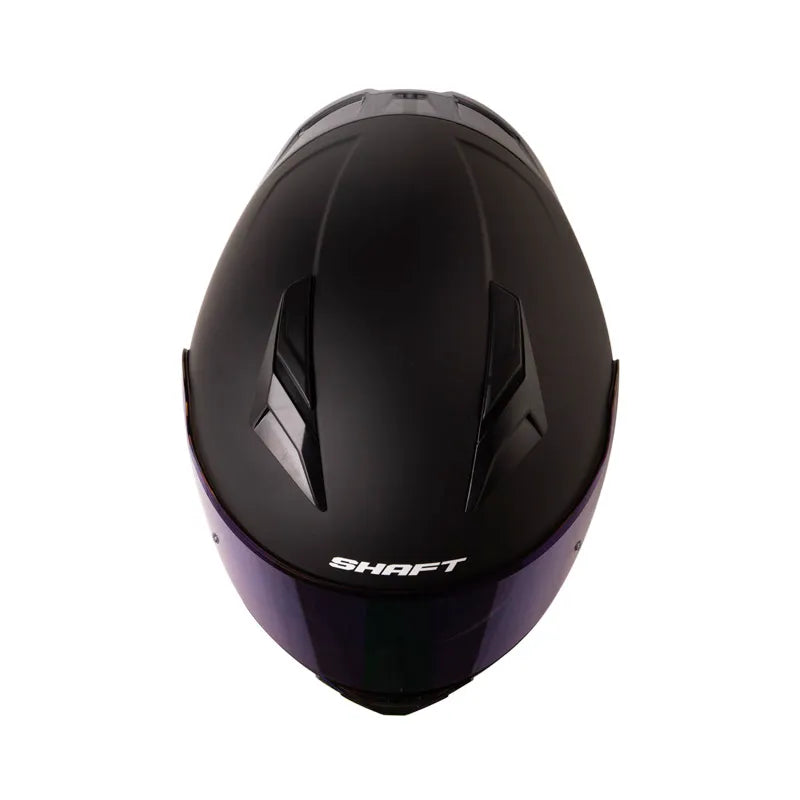 CASCO INTEGRAL SHAFT 582 SP EVO SOLID NEGRO AZUL VISOR COLOR