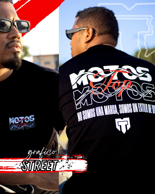 CAMISETA MOTOS TOP STREET NG/RJ