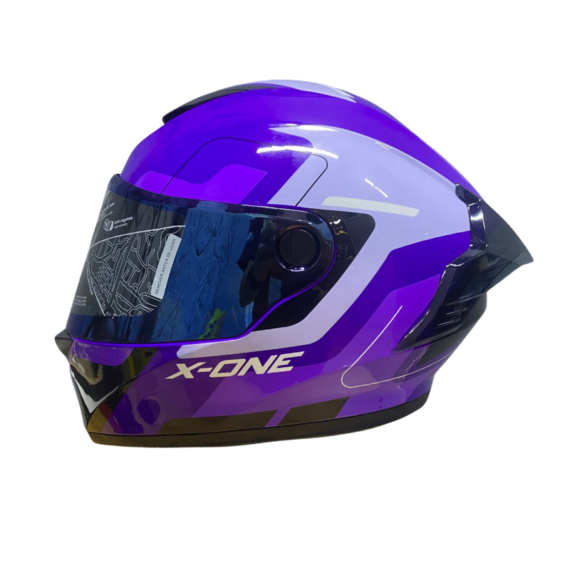 CASCO INTEGRAL X_ONE X-500 RS ILLO ( MORADO CLARO ) VISOR IRIDIUM