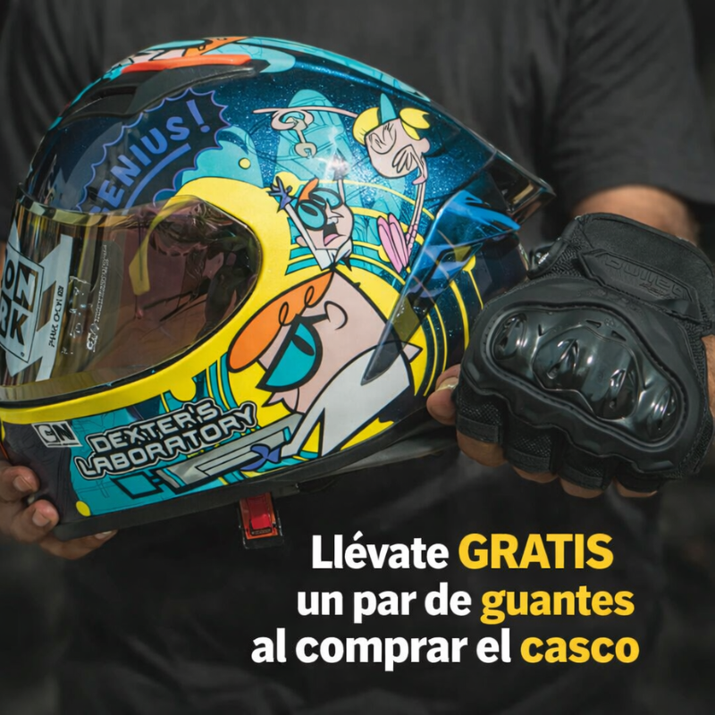 CASCO SHAFT + GUANTE