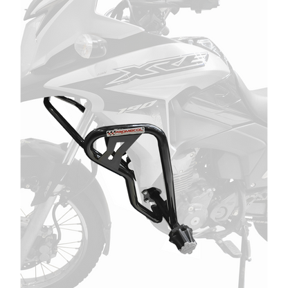 DEFENSA SLIDERS PROMECOL  DE LUJO CON ALERON REDONDO GRANDE HONDA XRE 190