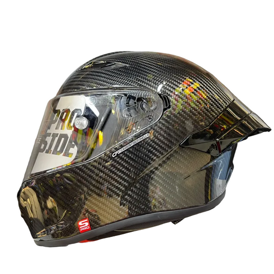 CASCO INTEGRAL SHAFT_PRO 803 SP_C SOLID NEGRO CARBONO VISOR COLOR