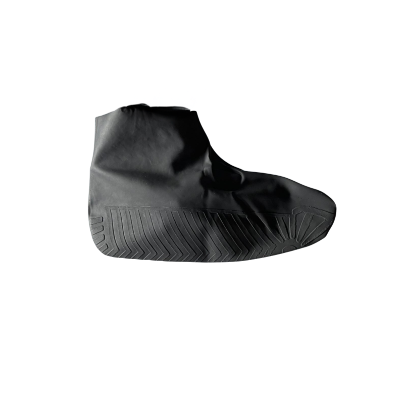 ZAPATON CORTO LATEX NEGRO