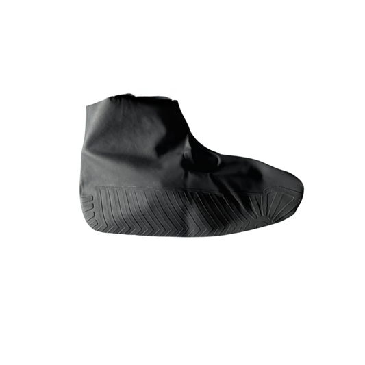 ZAPATON CORTO LATEX NEGRO