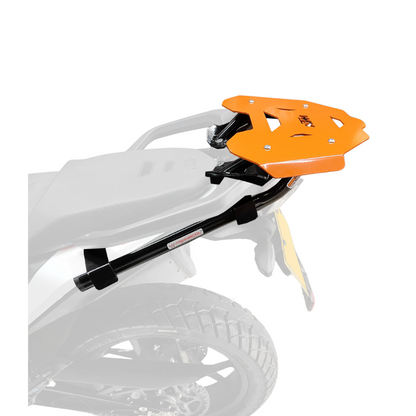 SOPORTE DE CARGA O PARRILLA PROMECOL KTM ADVENTURE 250/390 BASE NARANJADA