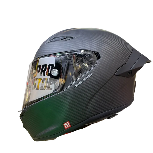 CASCO INTEGRAL SHAFT_PRO 803 SP_C SOLID NEGRO MATE CARBONO VISOR COLOR
