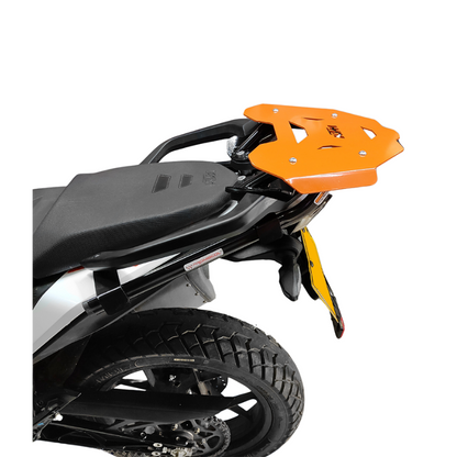 SOPORTE DE CARGA O PARRILLA PROMECOL KTM ADVENTURE 250/390 BASE NARANJADA