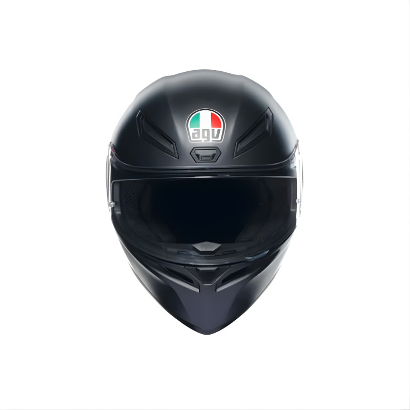 CASCO INTEGRAL AGV K-1S SOLID NEGRO MATE VISOR TRANSPARENTE