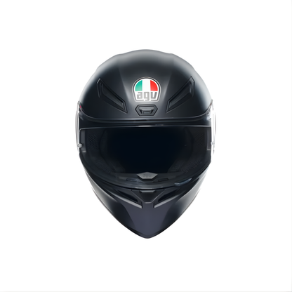 CASCO INTEGRAL AGV K-1S SOLID NEGRO MATE VISOR TRANSPARENTE