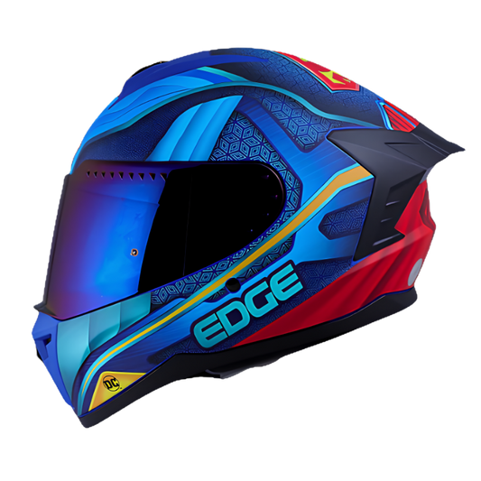 CASCO INTEGRAL DC EXTREME SUPERMAN AZUL VISOR AZUL