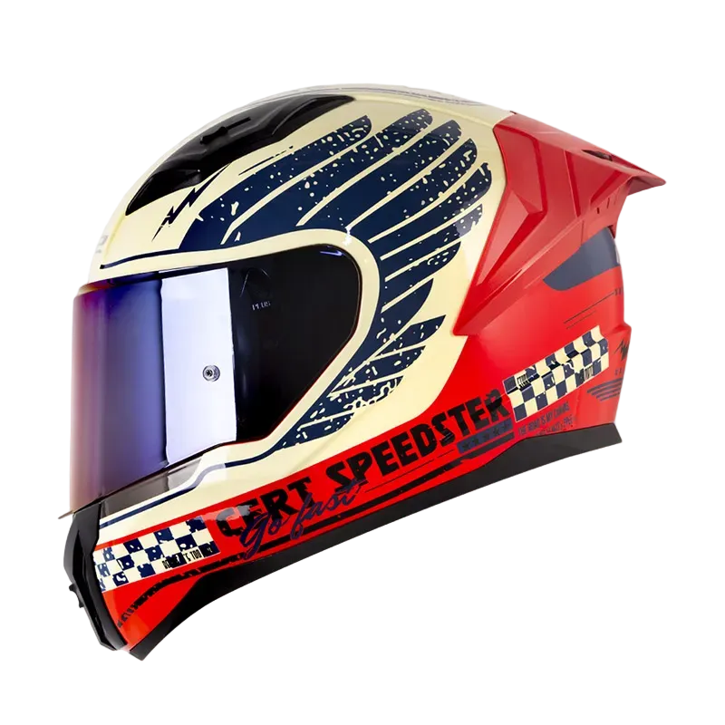 CASCO INTEGRAL LS2 FF810 READY SET BG. ROJO VISOR COLOR