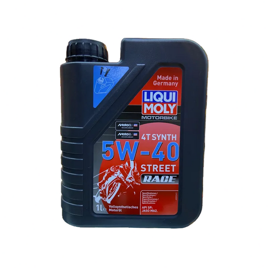 ACEITE LIQUI MOLY 5W40 4T SINTETICO RACE 1LT