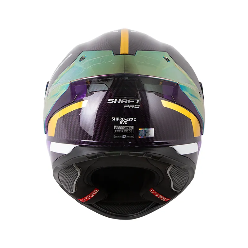 CASCO INTEGRAL SHAFT PRO 620C EVO HALD MORADO CLARO VISOR MORADO RETRO