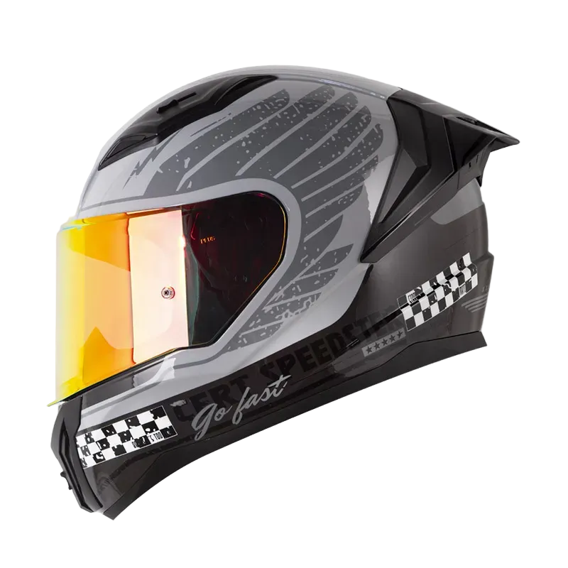 CASCO INTEGRAL LS2 FF810 READY SET GRIS GRIS OSCURO VISOR COLOR