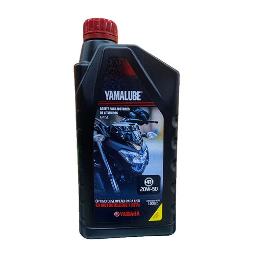 ACEITE YAMALUBE 20W50 MINERAL 4T API/SL 1LT