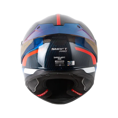 CASCO INTEGRAL SHAFT PRO 620C EVO HALD AZUL CLARO VISOR AZUL
