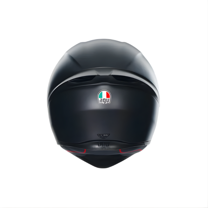 CASCO INTEGRAL AGV K-1S SOLID NEGRO MATE VISOR TRANSPARENTE