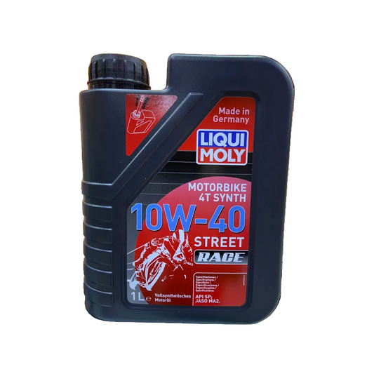 ACEITE LIQUI MOLY 10W40 4T SINTETICO STREET RACE 1LT
