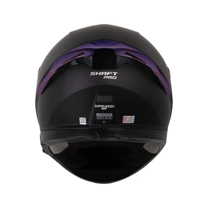 CASCO INTEGRAL SHAFT PRO 612 DV EVO NEGRO GRIS OSCURO VISOR COLOR