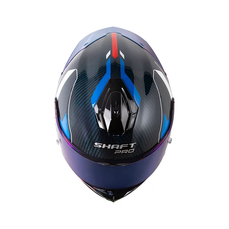 CASCO INTEGRAL SHAFT PRO 620C EVO HALD AZUL CLARO VISOR AZUL