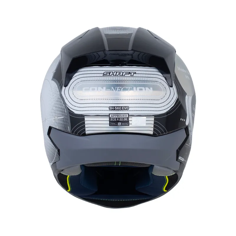 CASCO INTEGRAL SHAFT 560 EVO CONNECTION NEGRO GRIS OSCURO VISOR HUMO