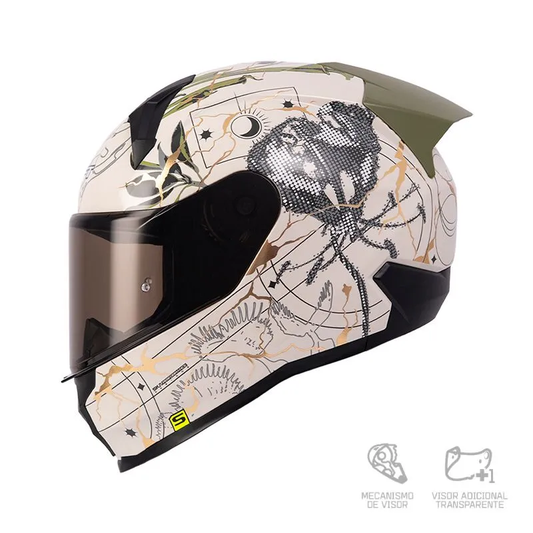 CASCO INTEGRAL SHAFT 560 EVO WITHIN AR.CLARO.HG.DORADOVISOR HUMO