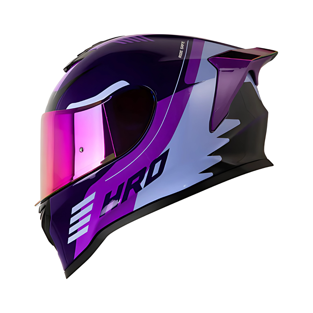 CASCO INTEGRAL HRO 506 SP STEAM MORADO.MORADO CLARO.VISOR HUMO