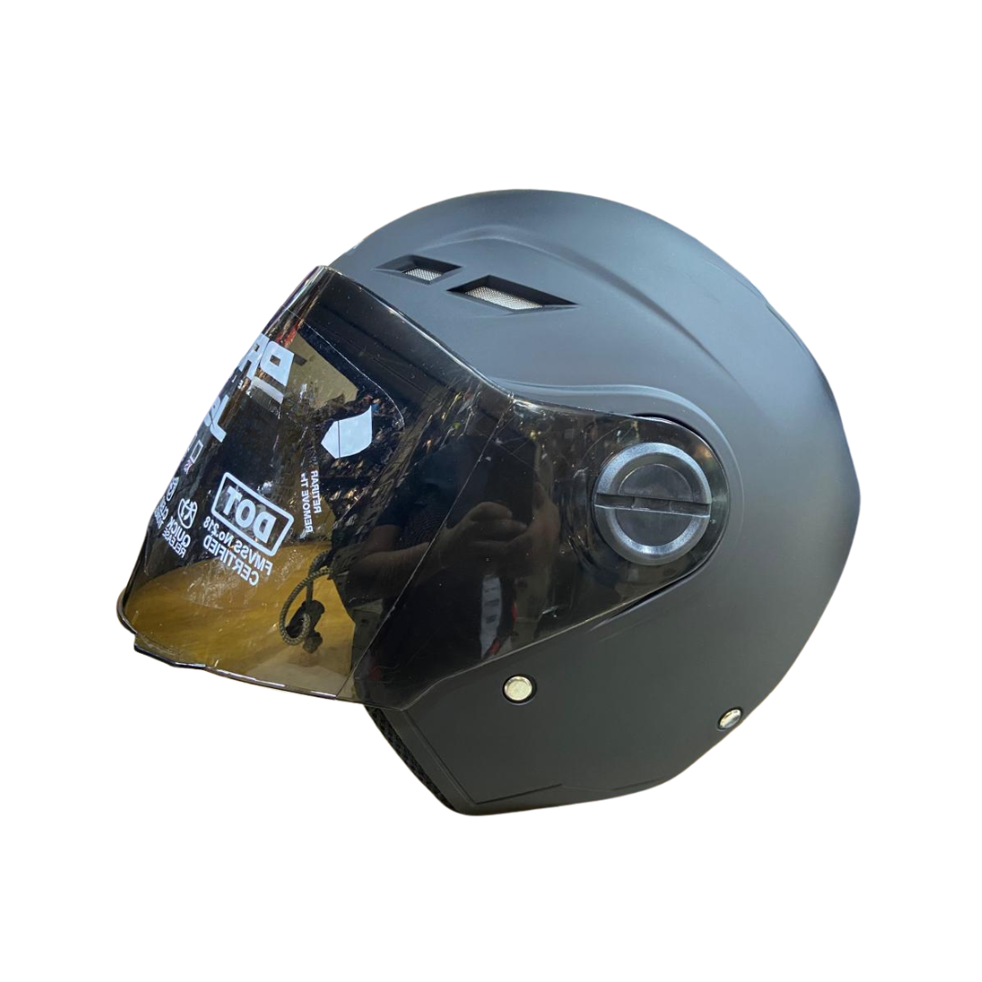 CASCO JET 916 R NEGRO TALLA L