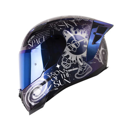 CASCO INTEGRAL SHAFT 562R SPACES CAMALEON VISOR COLOR