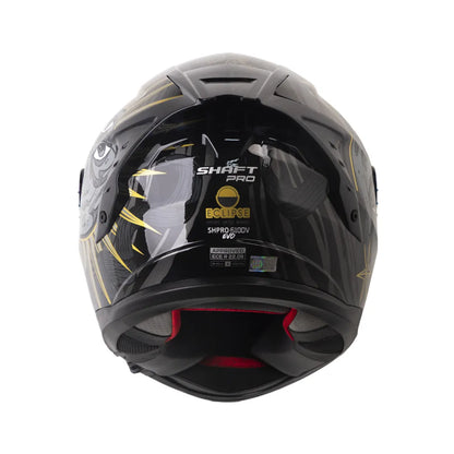 CASCO INTEGRAL SHAFT PRO 610 DV ECLIPSE NEGRO DORADO VISOR COLOR