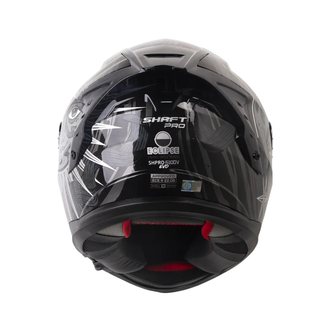 CASCO INTEGRAL SHAFT PRO 610 DV ECLIPSE NEGRO GRIS VISOR COLOR