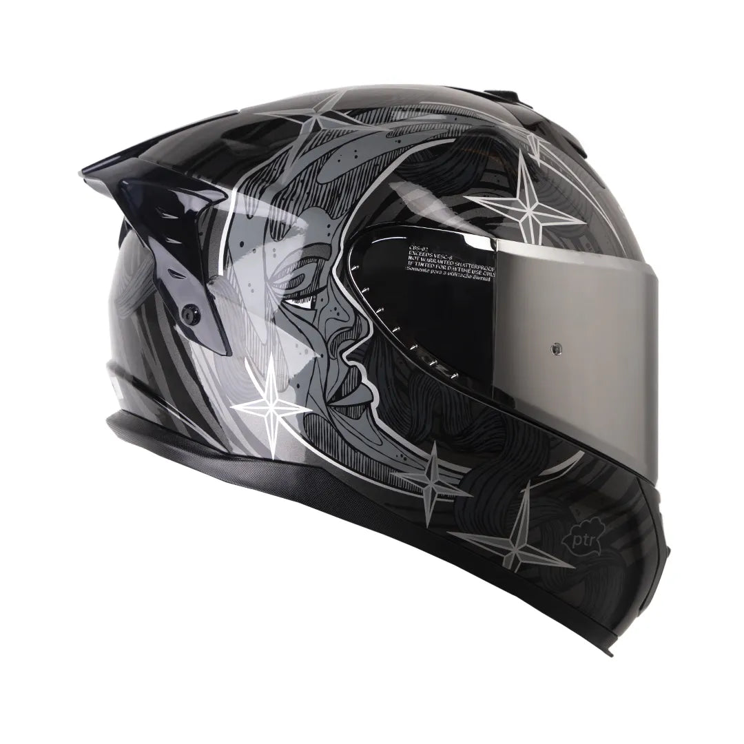 CASCO INTEGRAL SHAFT PRO 610 DV ECLIPSE NEGRO GRIS VISOR COLOR
