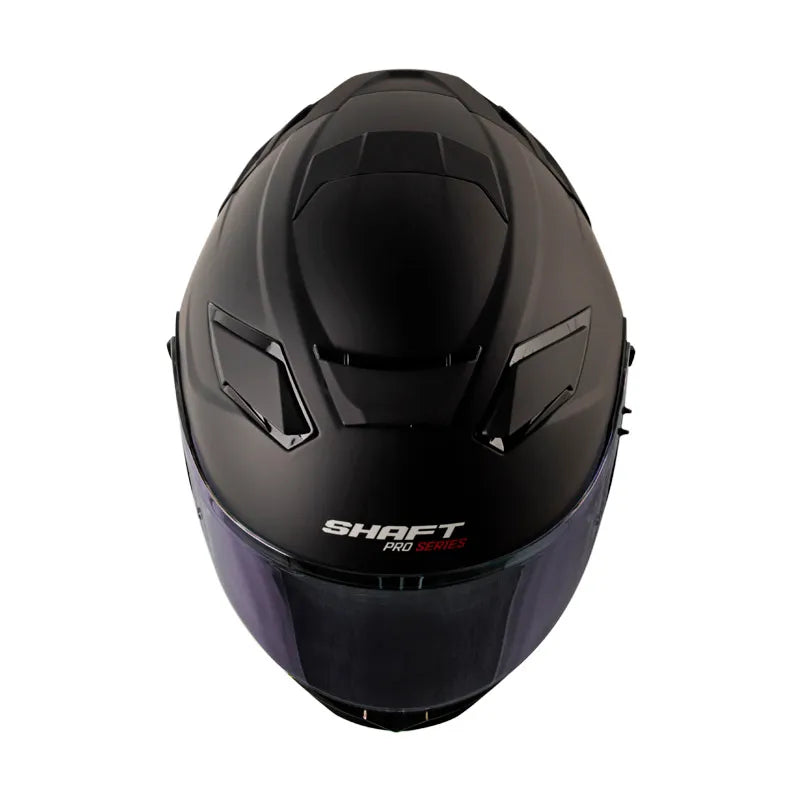 CASCO INTEGRAL SHAFT PRO 606 SP SOLID NEGRO AZUL VISOR COLOR
