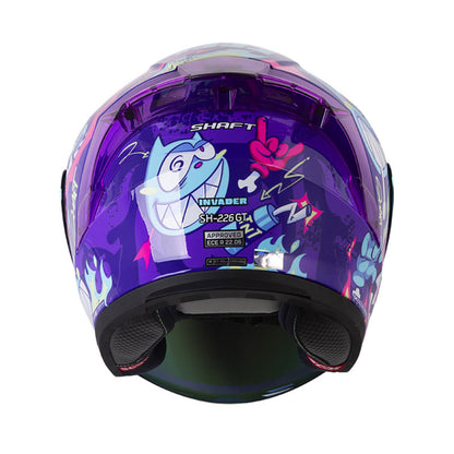 CASCO ABIERTO SHAFT 226 GT INVADER MORADO