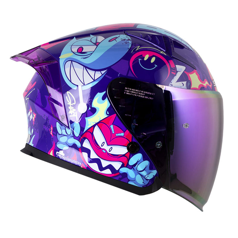 CASCO ABIERTO SHAFT 226 GT INVADER MORADO