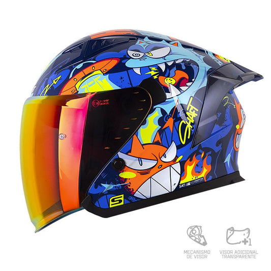 CASCO ABIERTO SHAFT 226 GT INVADER AZUL