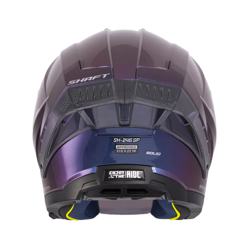 CASCO ABIERTO SHAFT 246 SP SOLID CAMALE PLATEADO VISOR COLOR