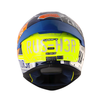 CASCO INTEGRAL SHAFT 584 SP STATE NEGRO AMARILLO NEON VISOR COLOR