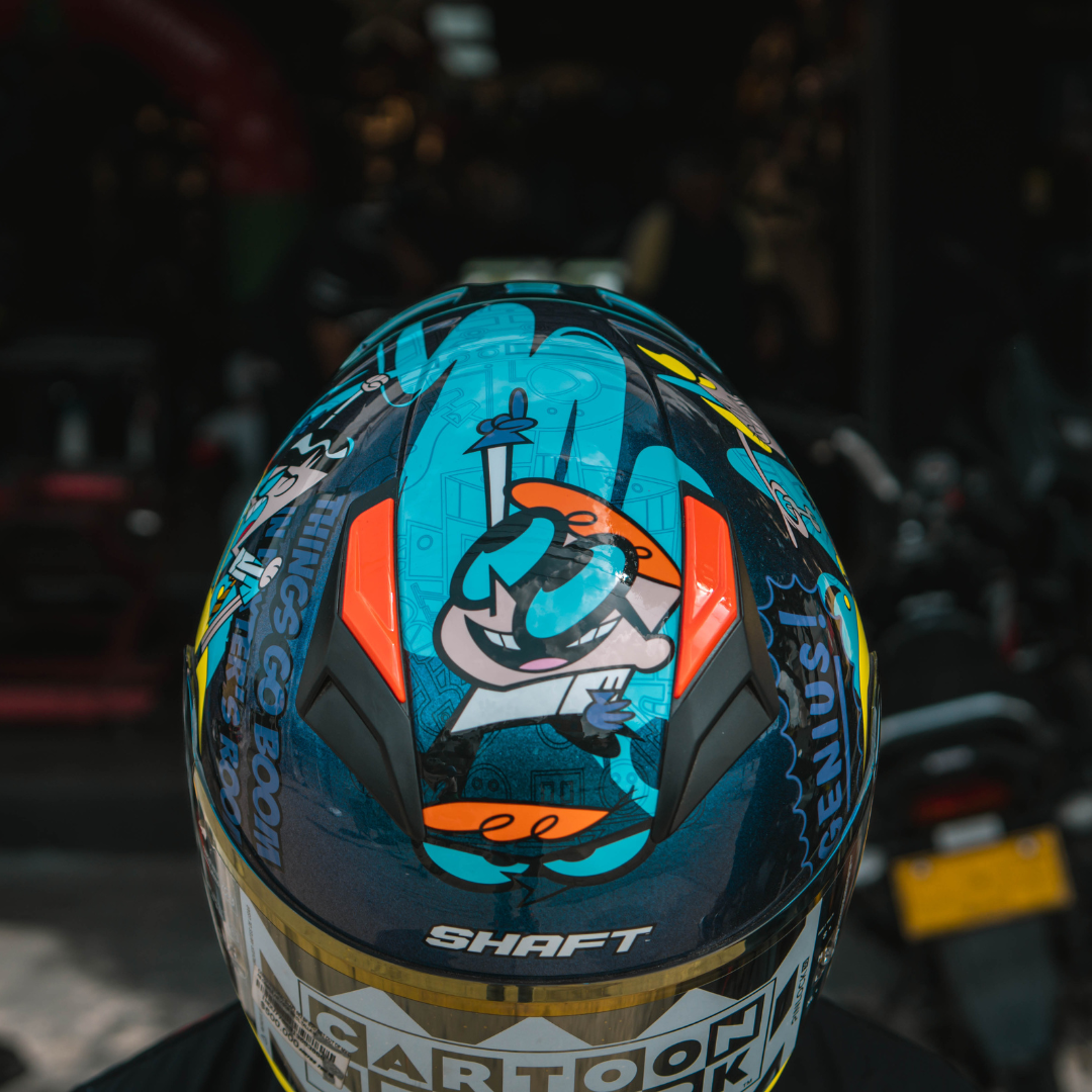 CASCO INTEGRAL SHAFT 582 SP EVO GET OUT OF MY LAB.CAMALE.AMARILLO.VISOR HUMO