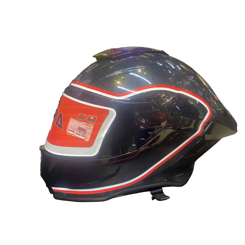 CASCO INTEGRAL AMX STREAM LINE NEGRO CARBON VISOR HUMO