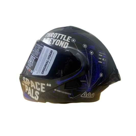 CASCO ABATIBLE ICH 3120 INFINITY NEGRO MATE GRIS COLOR VISOR HUMO