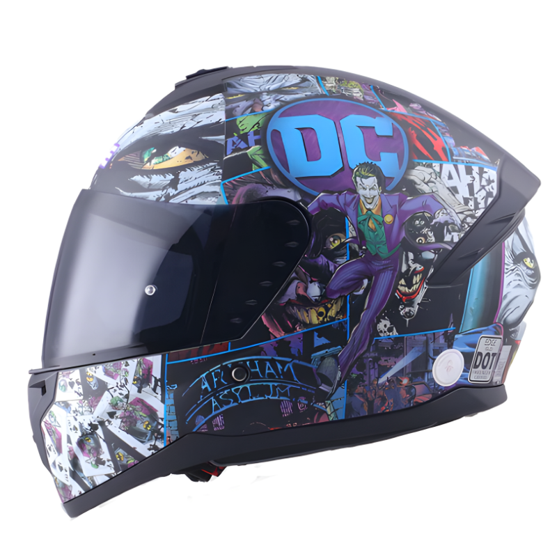 CASCO INTEGRAL EDGE EDICION ESPECIAL DC COMICS JOKER