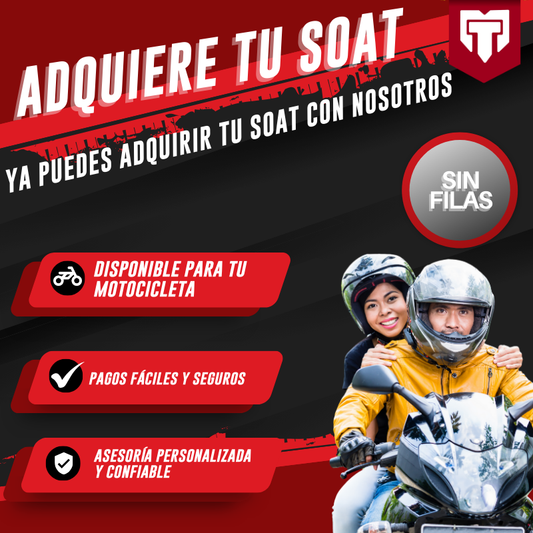 SOAT Seguro y Rápido – Tu Póliza Digital al Instante (Solo para Motocicletas)