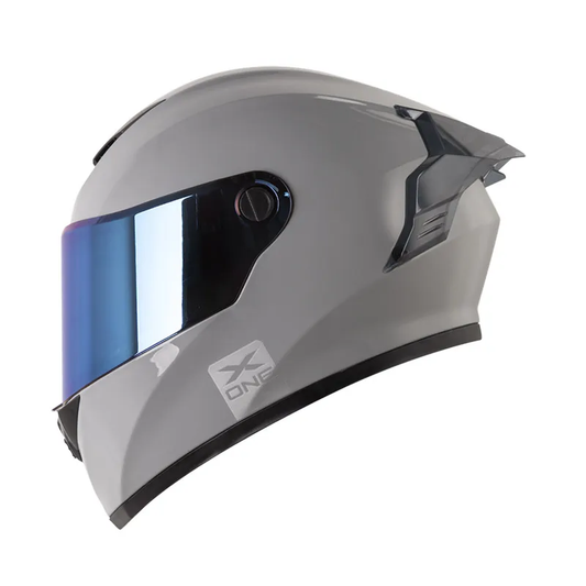 CASCO INTEGRAL X_ONE X-500GT EVO SOLID GRIS PLATEADO VISOR COLOR