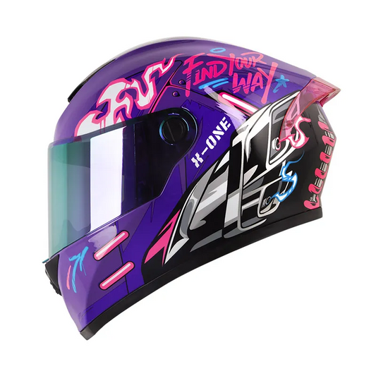 CASCO INTEGRAL X_ONE X-500GT EVO GPT MORADO FUCSIA VISOR COLOR