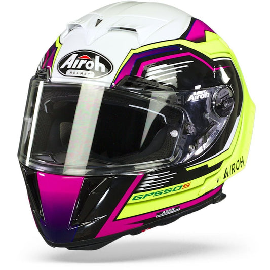 Casco Integral Airoh Gp550 S Rush Multicolor (DETALLE EN EL TAPIZADO)