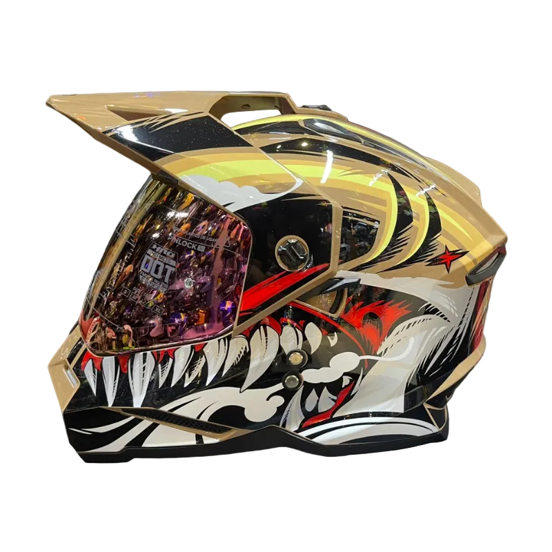 CASCO MULTIPROP HRO MX330DV ATTACK AR.OS.AM.CL.VISOR IRIDIUM